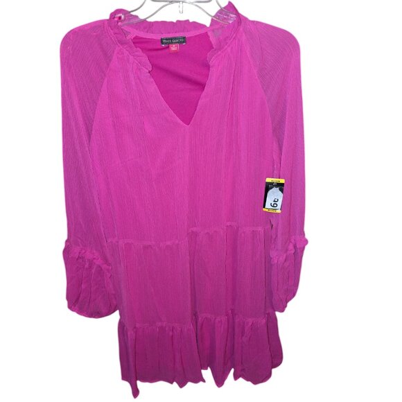 Vince Camuto Dresses & Skirts - Vince Camuto Pink Sheer Fully Lined Dress